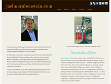 Tablet Screenshot of joshuarubenstein.com